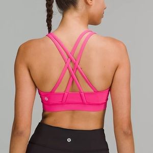 Lululemon ‘Energy’ Bra in Hot Pink- NWT